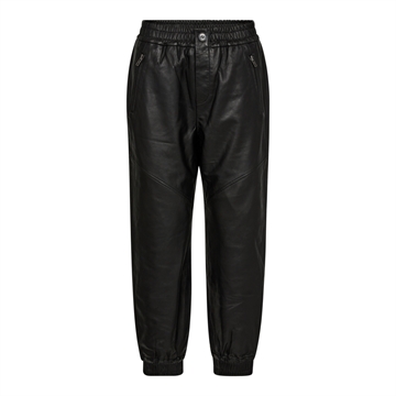 Co Couture PhoebeCC Leather Zip Joggers 31360 Black